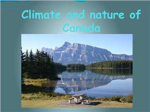 Climate and nature of Canada