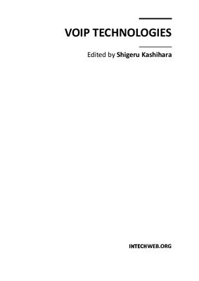 Kashihara S. (ed.) VoIP Technologies