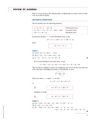 Stewart J. Review of algebra