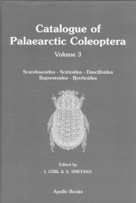 Lobl I., Smetana A. (eds.) Catalogue of Palaearctic Coleoptera, Vol. 3