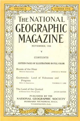 National Geographic Magazine 1926 №11