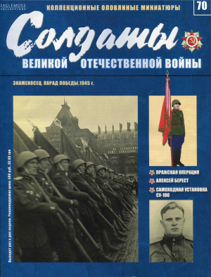 Солдаты Великой Отечественной войны 2015 №70. Знаменосец, Парад Победы, 1945 года