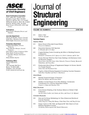 Journal of Structural Engineering 2006 №06