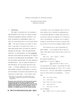Darnas L., Milner R. Principal type-schemes for functional programs
