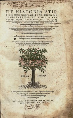 Fuchs Leonhart. De Historia Stirpium Commentarii Insignes