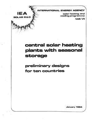Boysen A. Central solar heating plant with seasonal storage - Preliminary designs for ten countries (Централизованные солнечные системы теплоснабжения с сезонным аккумулятором - Предварительные конструкции для десяти стран)