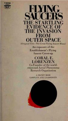 Coral Lorenzen. Flying Saucers. The Startling Evidence of the Invasion From Outer Space