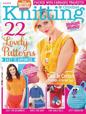 Woman's Weekly Knitting & Crochet 2015 №07