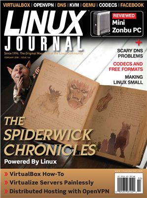 Linux Journal 2008 №166 февраль
