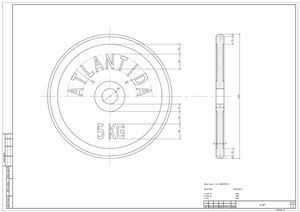 Диск модели Стандарт - 5.0 кг