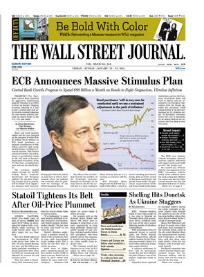 The Wall Street Journal 2015 №249 January 23 (Europe Edition)