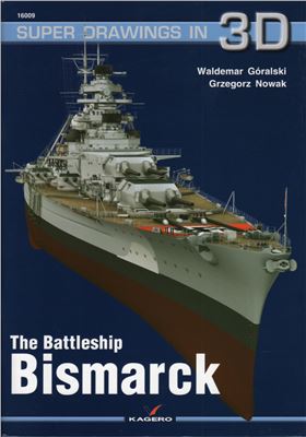 The Battleship Bismarck super drawings in 3D