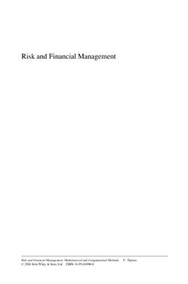 Tapiero.C. Risk and Financial Management