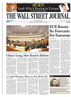 The Wall Street Journal 2015 №25 vol. XXXIII March 06-08 (Europe Edition)