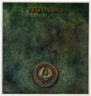 Chrysler Motors Corporation. 1970 Imperial