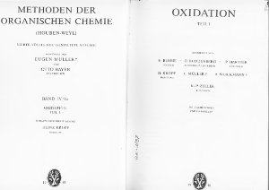 Methoden der organischen Chemie (Houben-Weyl). Bd. 4/1a. - Oxidation.Teil 1