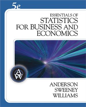 Anderson D.R., Sweeney D.J., Williams T.A. Essentials of Statistics for Business and Economics