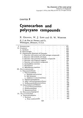 Patai S., Rappoport Z. (ed.).The Chemistry of the Cyano Group