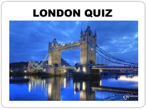 London Quiz