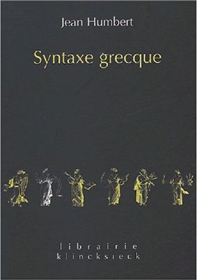 Humbert J. Syntaxe grecque