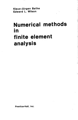 Бате К., Вилсон Е. Численные методы анализа и метод конечных элементов