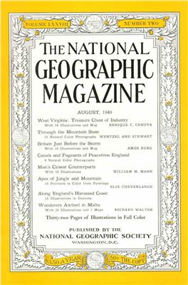 National Geographic Magazine 1940 №08