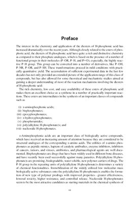 Troev K.D. Chemistry and Application of H-Phosphonates