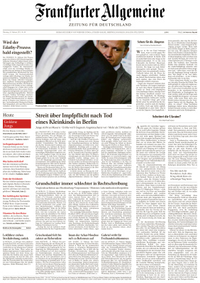 Frankfurter Allgemeine Zeitung für Deutschland 2015 №46 Februar 24