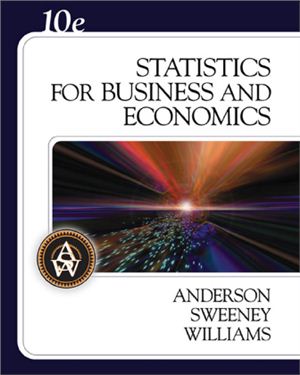 Anderson D.R., Sweeney D.J., Williams T.A. Statistics for Business and Economics