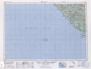 Топографічна карта NK 37-2 Сочі