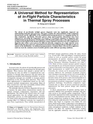 Journal of Thermal Spray Technology 2009. Vol. 18, №01