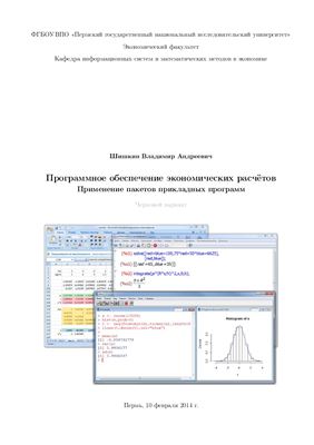 Шишкин В.А. Программное обеспечение экономических расчётов: Применение пакетов прикладных программ (Черновой вариант)