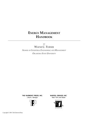 Turner W.C. Energy Management Handbook