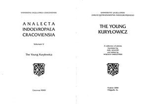 The Young Kuryłowicz