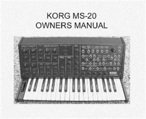 Korg MS-20 Monophonic Synthesizer Owners Manual