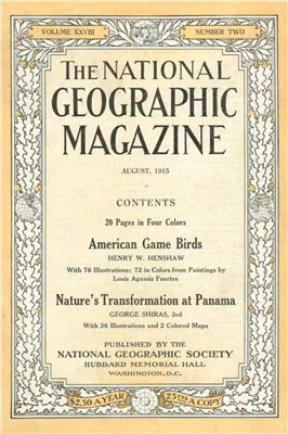 National Geographic Magazine 1915 №08
