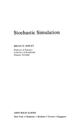 Ripley B.D. Stochastic Simulation