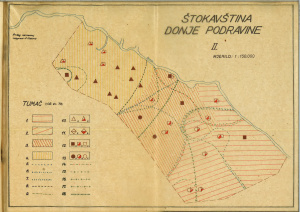 Hamm Josip. Štokavština Donje Podravine. Prilozi (Karte)