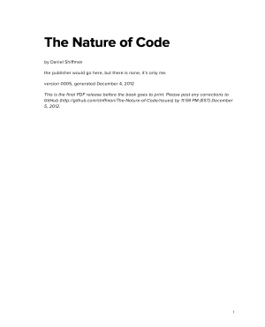 Shiffman D. The Nature of Code