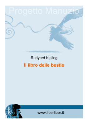 Kipling Rudyard. Il libro delle bestie (Сказки просто так)