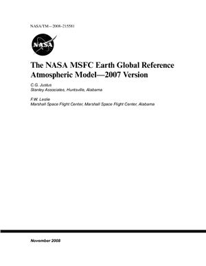 Justus C.G., Leslie F.W. The NASA MSFC Earth Global Reference Atmospheric Model-2007 Version (GRAM07)