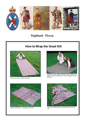 How to Wrap the Great Kilt с шотландского сайта kilts-n-stuff.com