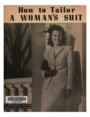 Smith Margaret. How to Tailor a Woman's Suit