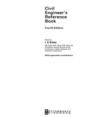 Blake L.S. (ed.) Civil Engineer's Reference Book