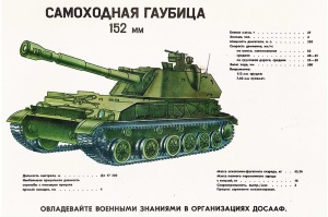 152-мм самоходная гаубица (плакат)