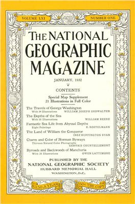 National Geographic Magazine 1932 №01