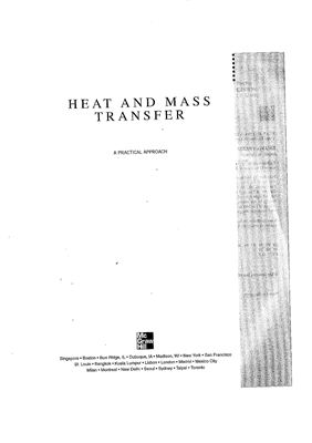 Cengel Y.A., Cengel Y. Heat and Mass Transfer: A Practical Approach