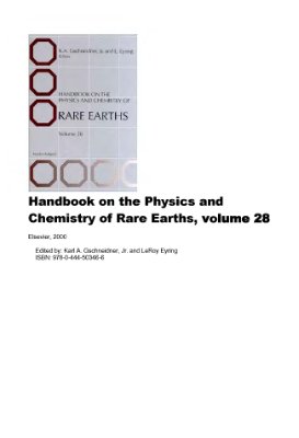 Gschneidner K.A., Jr. et al. (eds.) Handbook on the Physics and Chemistry of Rare Earths. V.28