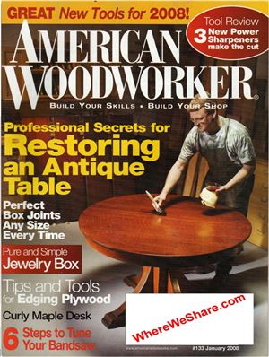 American Woodworker 2008 №133