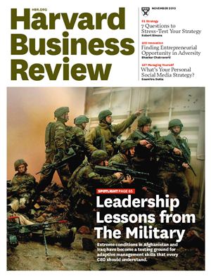Harvard Business Review 2010 November
